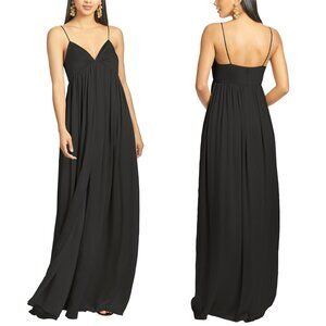 Sachin & Babi Womens Size 14 Black Jessica Empire Waist Long Maxi Gown Dress NWT